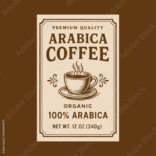 Coffee Label Design and Packaging Design 