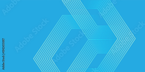 Fototapeta Naklejka Na Ścianę i Meble -  Dynamic Turquoise Chevron Line Pattern Backdrop, Vector illustration.