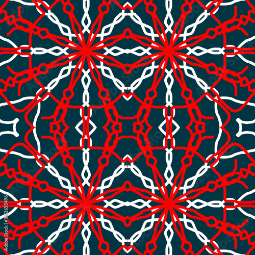 Seamless Christmas snowflake pattern. Christmas texture. New Year's snowflake texture Merry Christmas. Happy New Year.