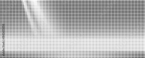 Grunge halftone gradient background. Faded grit noise texture. White and black sand wallpaper. Retro pixelated backdrop. Anime or manga style comic overlay. Vector graphic design textured template