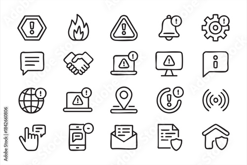 Warning and communication prompts for system updates and messaging