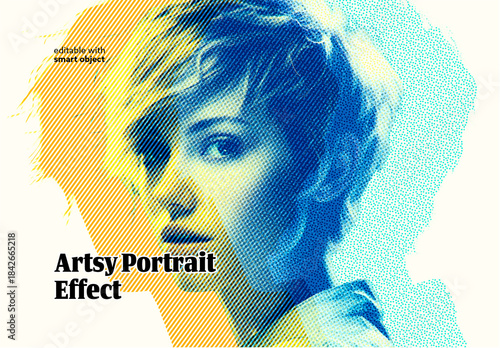 Artsy Portrait Photo Effect