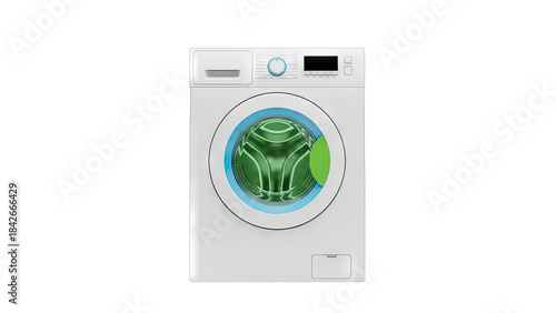 Washing Machine Isolated on White Background
