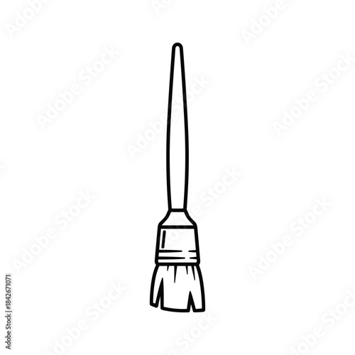 Simple paint brush illustration