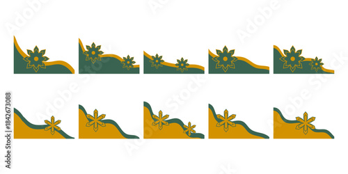 Islamic Corner with Ornament