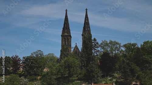 Neogothic Basilica of Saint Peter and Paul Vysehrad.