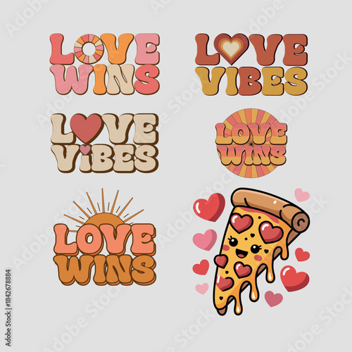 Valentine’s Day Love T-Shirt Design – Cute Romantic Heart Illustration, Trendy Graphic for Couples