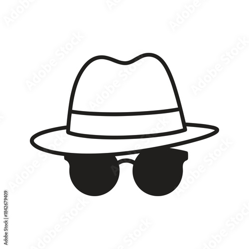 Man wearing sunglasses and hat