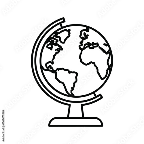 Globe icon representing global connectivity