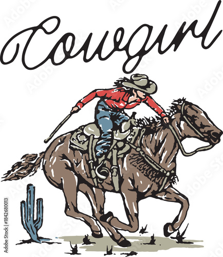 horse and rider on a horse