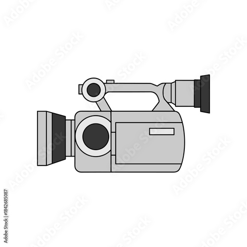 Modern Digital Camcorder for Professional Video Recording.