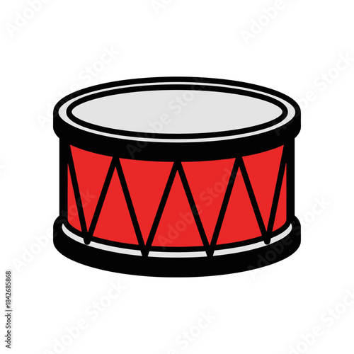 Red Drum with Black and White Accents.