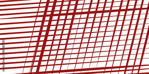 vertical parallel lines, stripes.Seamless red vertical stripes lines pattern. Faded red lines isolated on white background. Seamless and repeating pattern. Vector Illustration. 