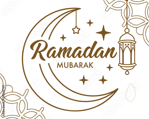 Ramadan Mubarak Greeting Card