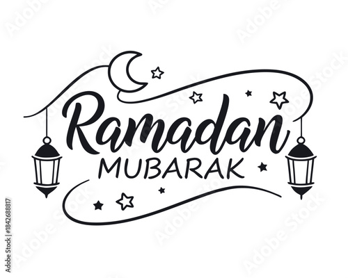 Ramadan Mubarak Greeting Card