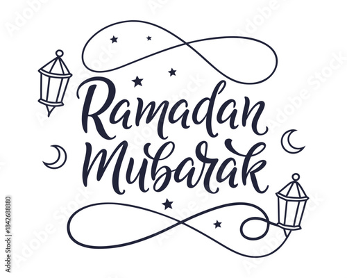 Ramadan Mubarak Greeting Card
