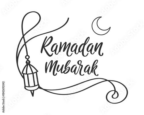 Ramadan Mubarak Greeting Card
