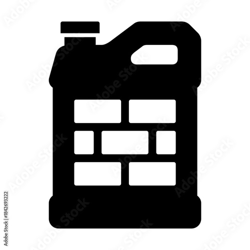 brick sealer icon in glyph style	