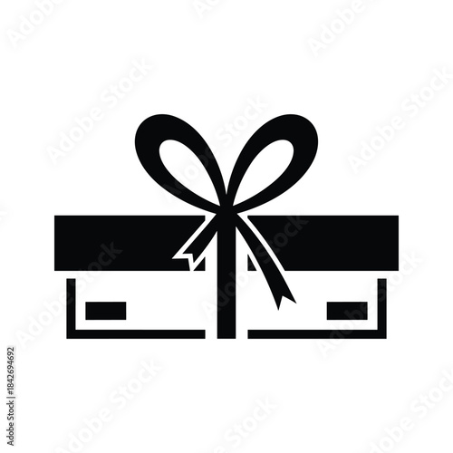 Beautifully wrapped gift box with elegant ribbon