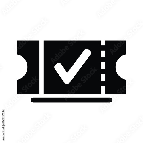 Ticket confirmation icon