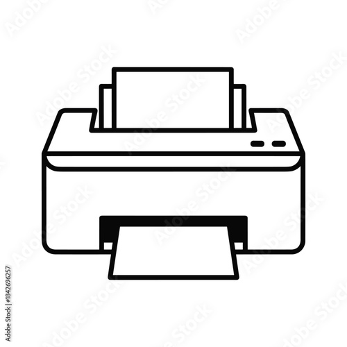 Airport control tower with plane taking off