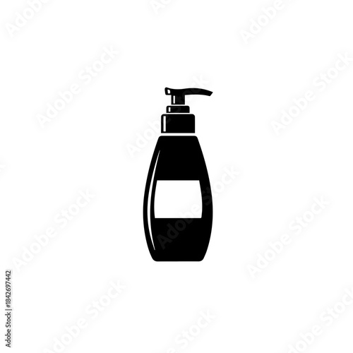 Liquid soap bottle with pump dispenser