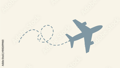 vector illustration of airplane