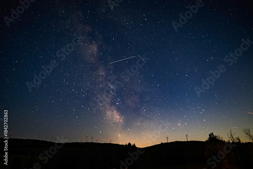 The beautiful Quebec night sky