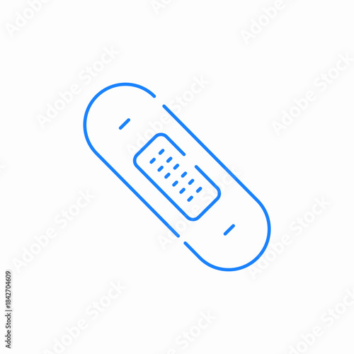 adhesive band aid icon sign vector
