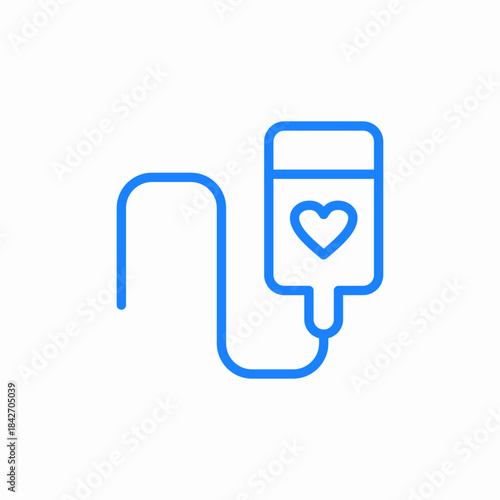 blood donation icon sign vector