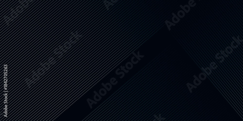 Abstract dark blue background with modern diagonal lines. Background with modern overlapping lines style for covers, brochures, certificates and presentations. EPS. 2