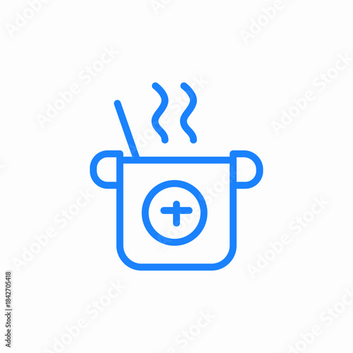 charity meal icon sign vector