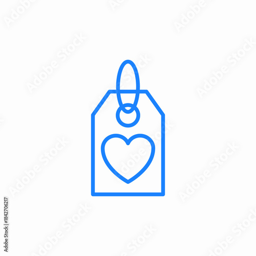 favorite label icon sign vector