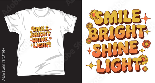 Flower graphic vector t shirt design print