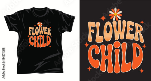 Flower graphic vector t shirt design print