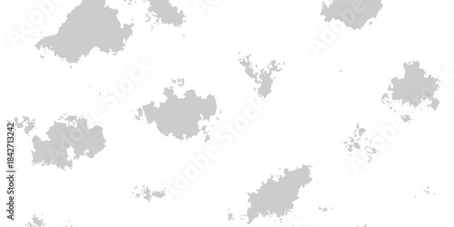 Vector map of Europe illustration with green ink grunge splash and paint texture border design