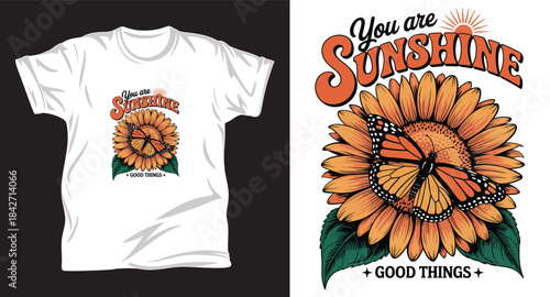 Flower graphic vector t shirt design print