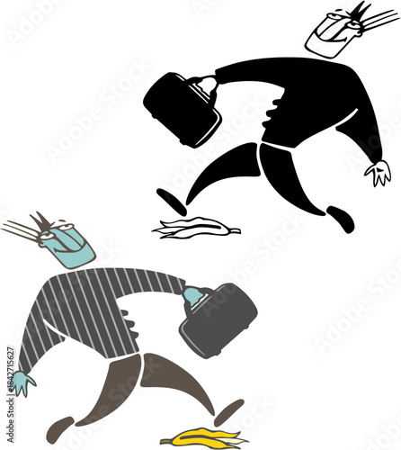 The moment before a fall