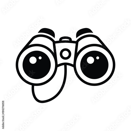 Pair of binoculars for outdoor activities