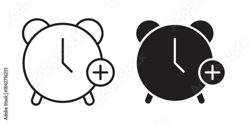 Alarm plus icon