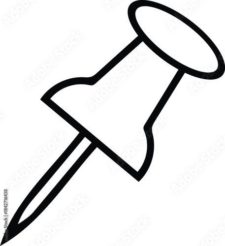 Push Pin Icon for Location and Memos