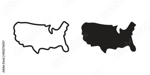 America map icon