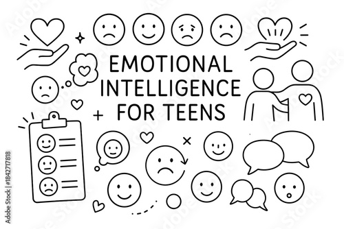 Emotional Intelligence Icons for Teens – Feelings, Empathy and Communication