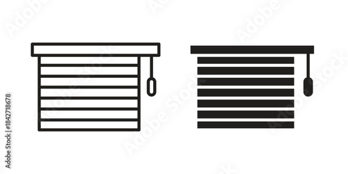 Blinds open icon