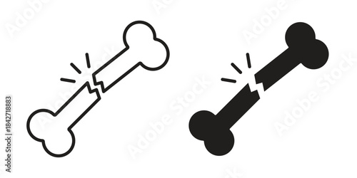 Bone break icon