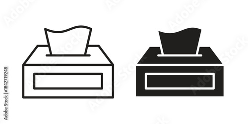 Box tissue icon