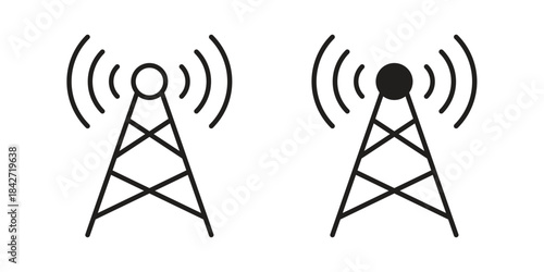 Broadcast tower icon