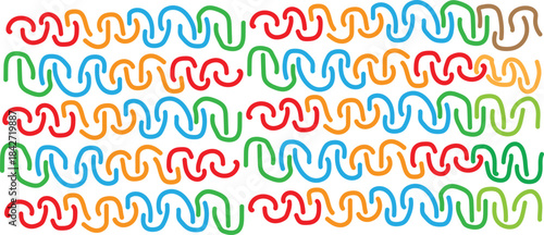 seamless pattern with numbers