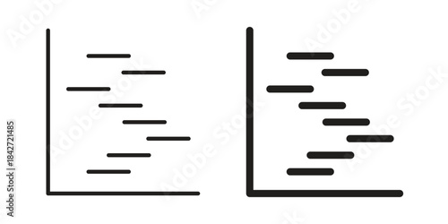 Chart gantt icon