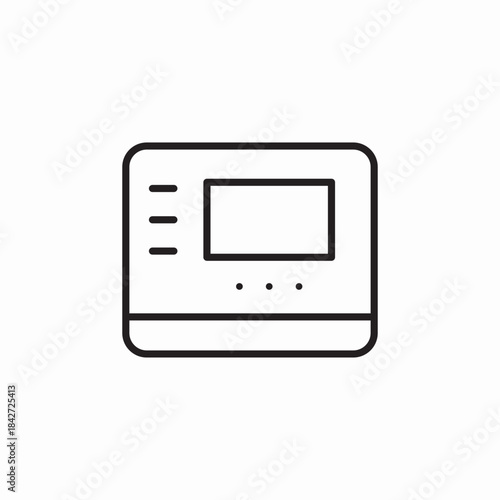 voltmeter machine icon sign vector